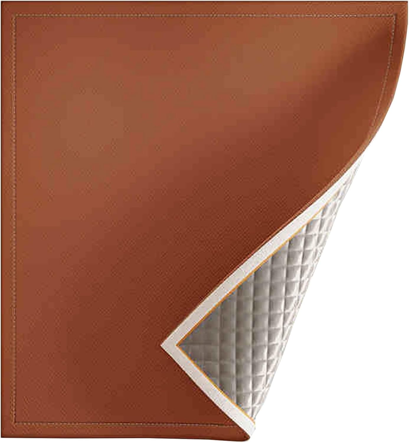 Window Insulation Self-Adhesive, Blackout Curtains Thickened Cotton, Weatherproofing Window Insulation Kits, Window Cover Reduce Noise(Brown,140x180cm/55x71in)
