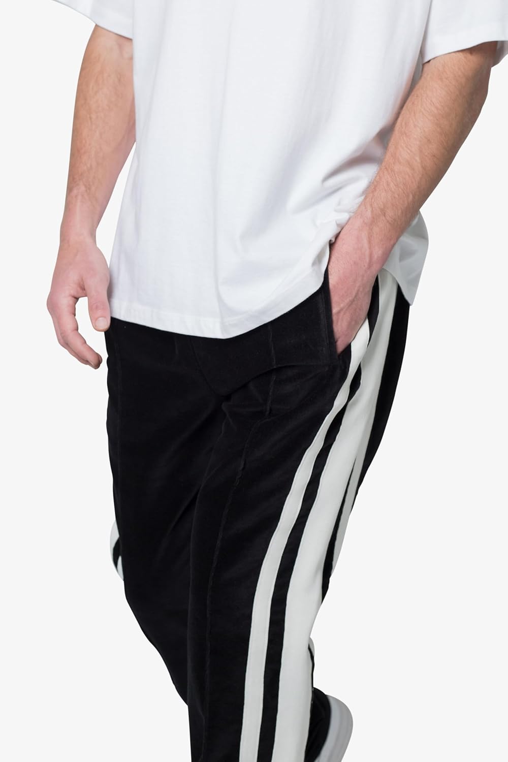 mnml Men's Mnml Men's Baggy Velour Track Pants
