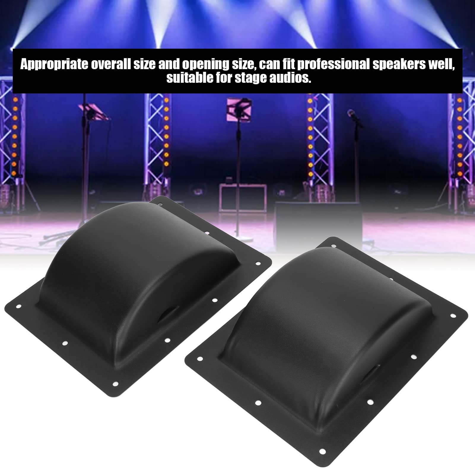 Mango de Altavoz, 2 Asas de Altavoz de Acero Profesional Gabinete de Audio de Repuesto para Audios de Escenario, Manijas de Acero Laminado en Frío