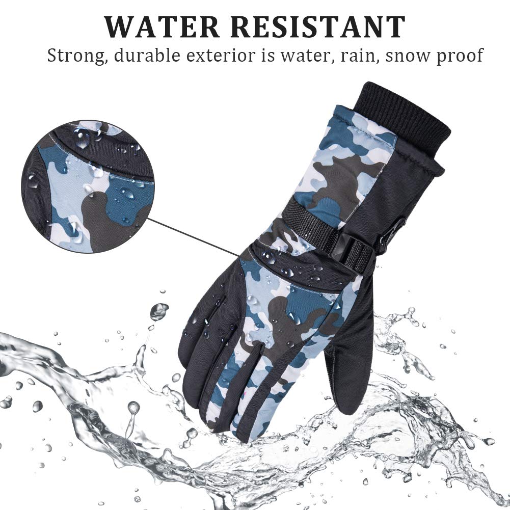 IDAND Winter Gloves Water Resistant Thermal Glove with New Tech for Driving/Cycling/Running/Hiking/Snow Ski