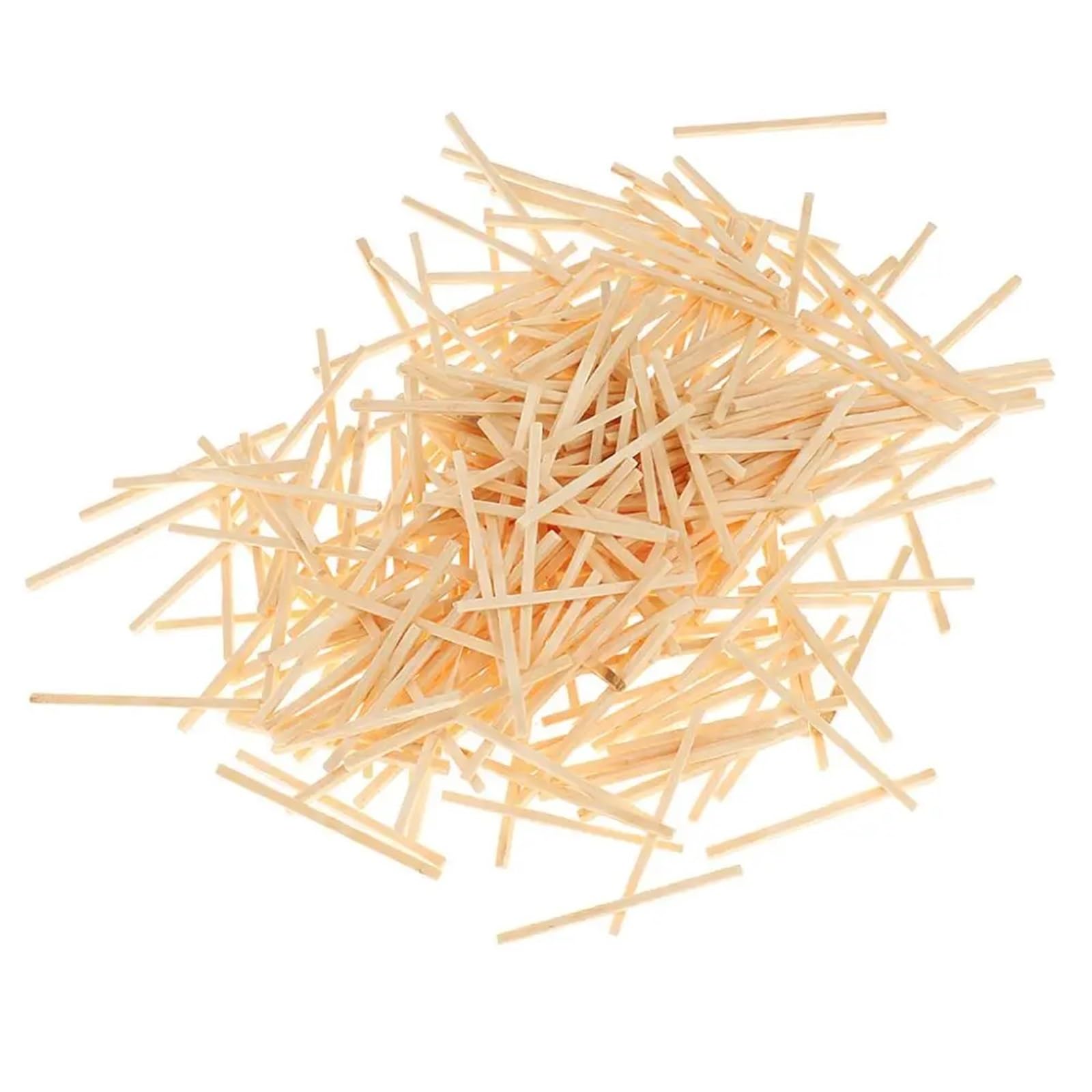 Wooden Sticks for Crafts, Wooden Dowels Sticks DIY Crafts Matchsticks Wood Color, Multicolor 0.2x4.2cm Pack Of 1000(Wood Color)