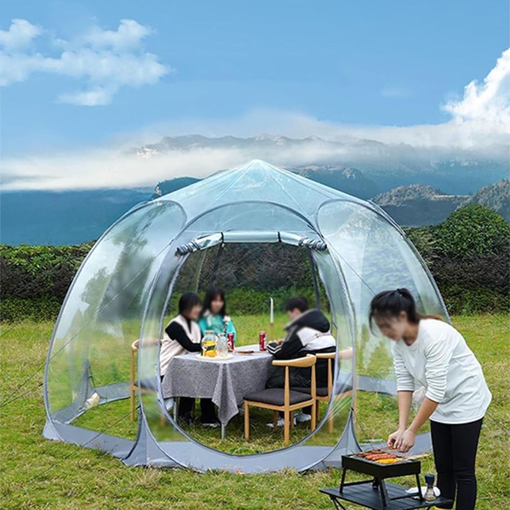 Toldo grande de invernadero para jardín y cabina resistente multi-persona
