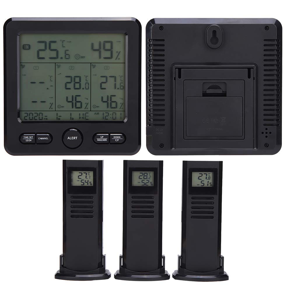 Czujnik zewnętrzny TS‑6210 bezprzewodowy miernik temperatury meteorologicznej z wyświetlaczem LCD do stacji pogodowej