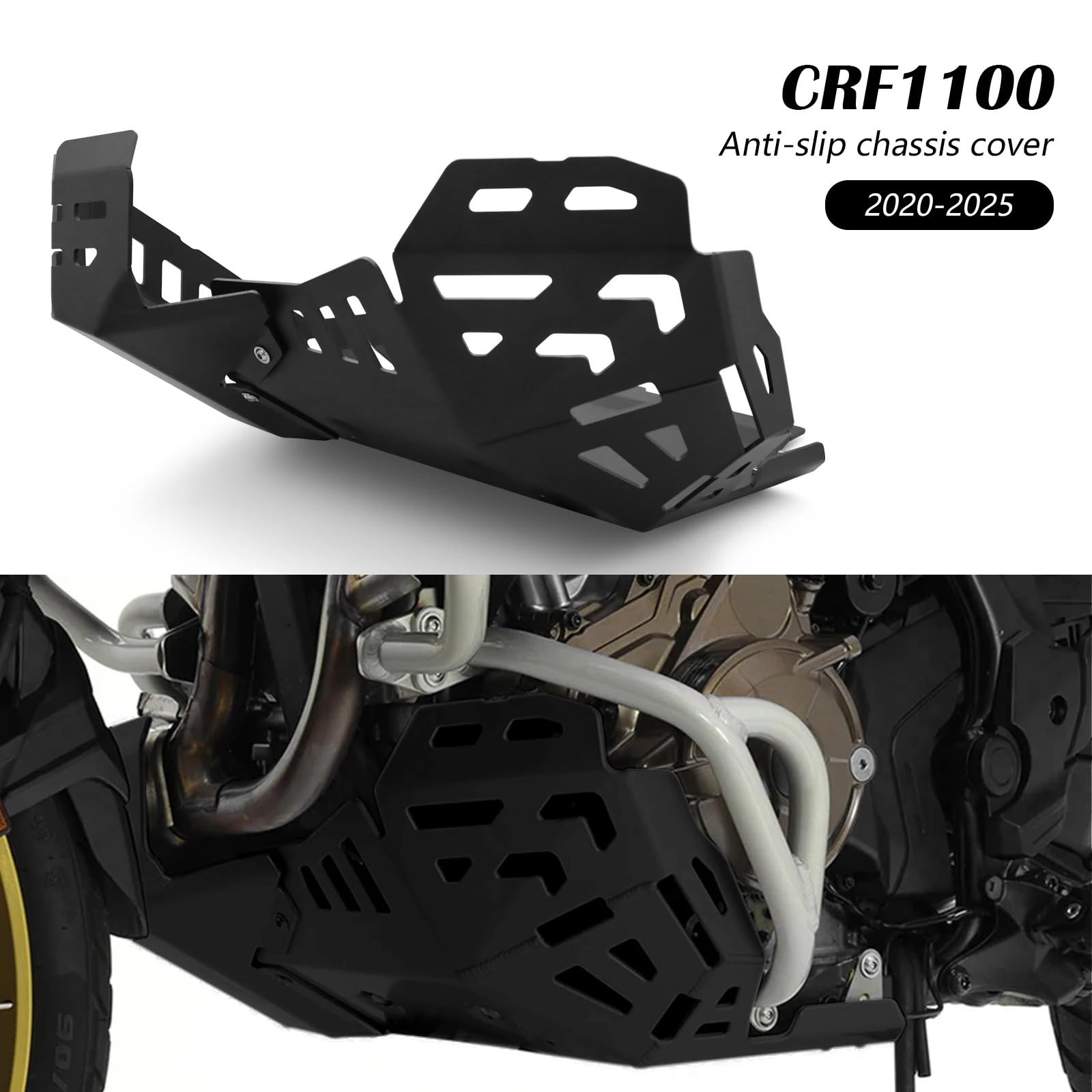 Do CRF1100L Africa Twin 2020-2025 Płyta Podwozia Motocykla Bash | Osłona ramy pod osłoną podwozia silnika