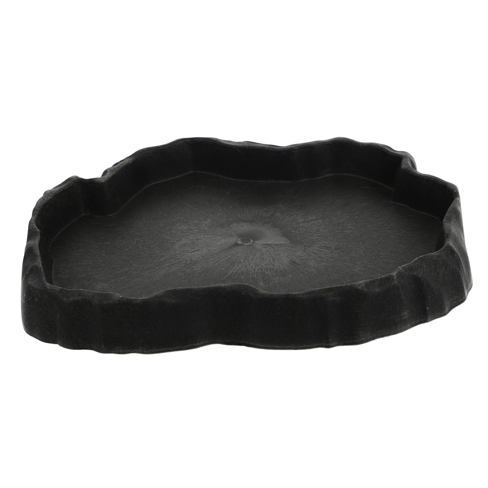 GALPADA 1Pc Capacity Reptile Food Basin Safe and Easy to Clean Water Bowl for Lizards and Crawling Pets Feeding Tool with Special Rim Prevent Worm Escape