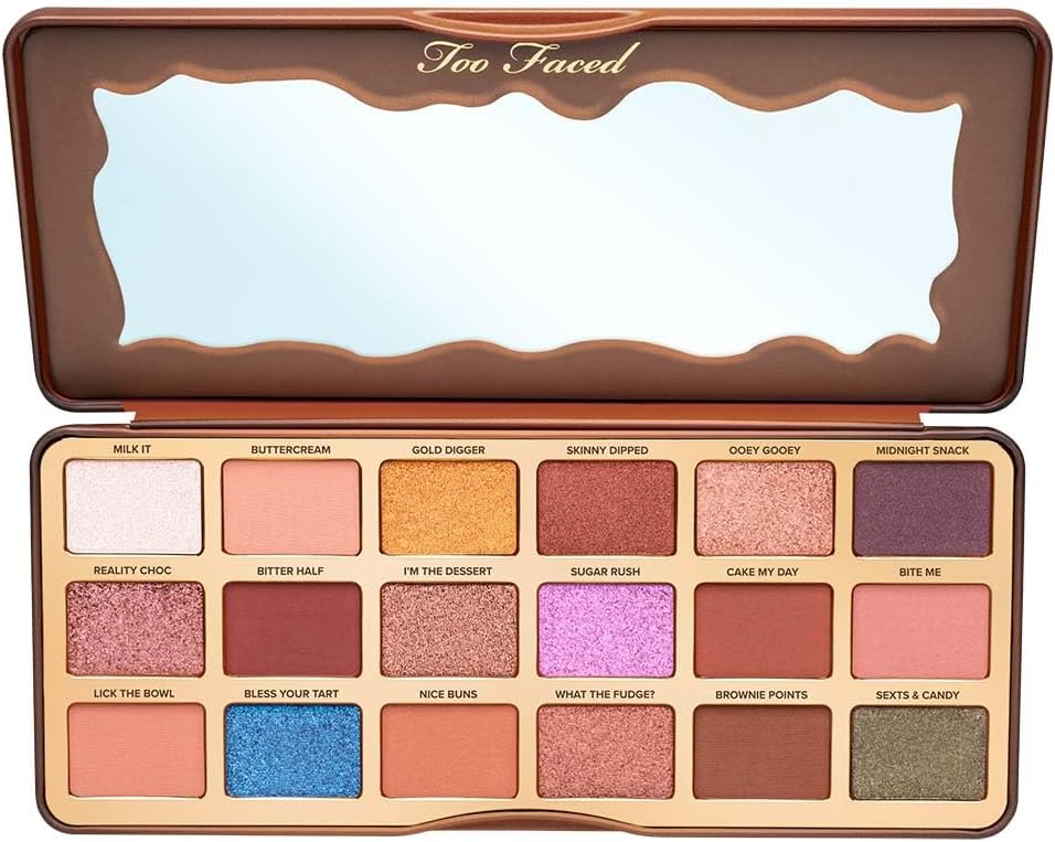 Too Faced Better Than Chocolate Eye Shadow Palette, 1 count (Pack of 1), brown