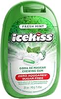 IceKiss Goma de Mascar Zero Açúcares, Recheio Líquido, 40g (FRESH MINT)