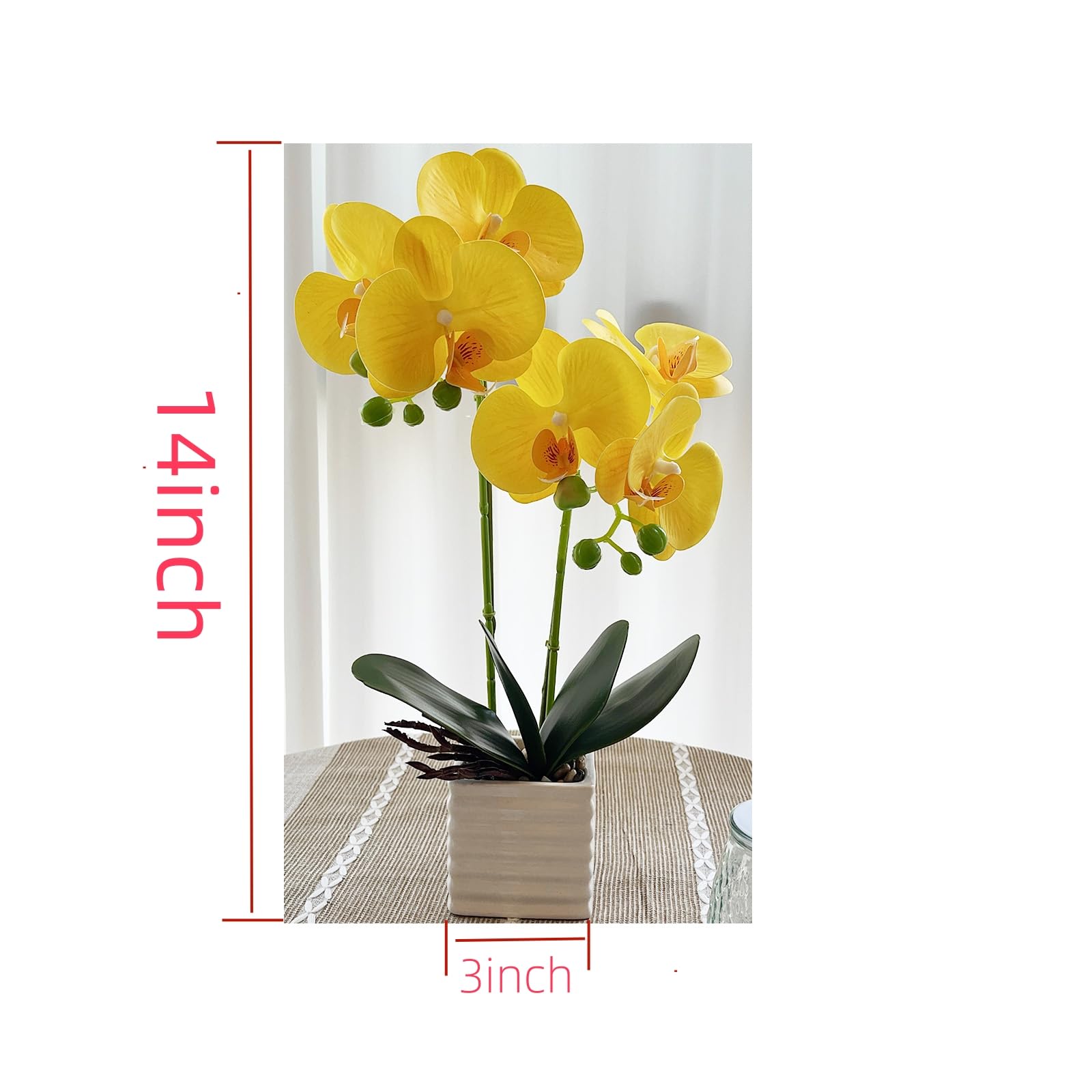 Amazon.com: LZTDRZH Artificial Orchids for Home Decor Indoor with