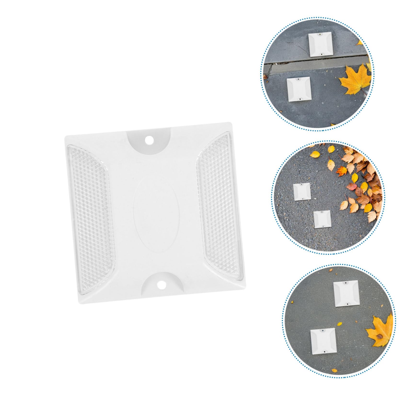 IMIKEYA 3 series Marcador De Seguridad Vial Reflectores De Seguridad Vial Reflectores De Marcadores Reflectantes 10 piezas x 3