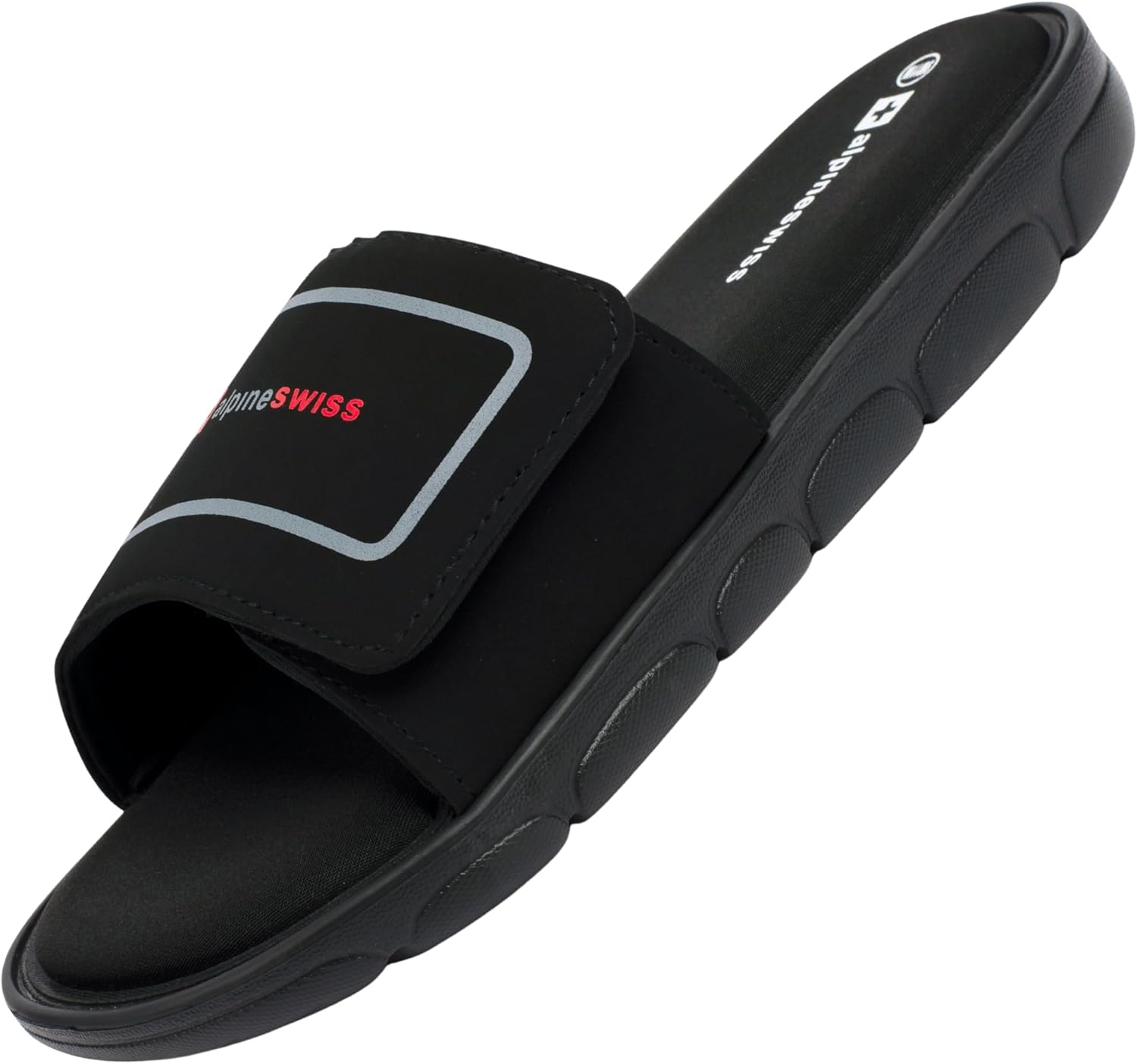 Alpine Swiss Men's Cloud Slide - Shock-Absorbing Comfort