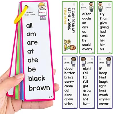 Lachilly 220 Sight Words Flashcards, High Frequency 220 Words, Beginning Reading, Kindergarten to 1st Grade, ESL Teaching Materials, Autism Learning Materials, Vocabulary Building