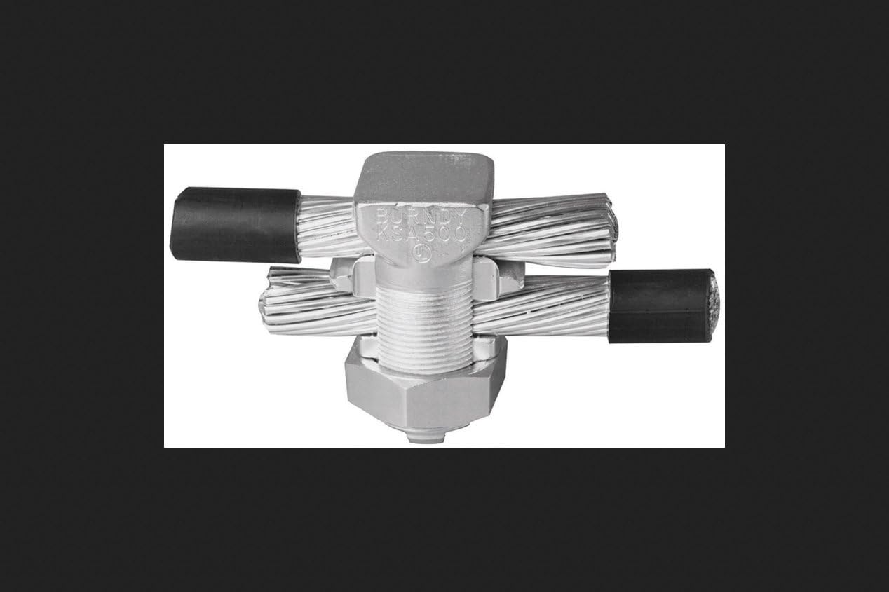 Burndy Split Bolt Connector Ul 2 Awg Clamshell 3 / Clamshell