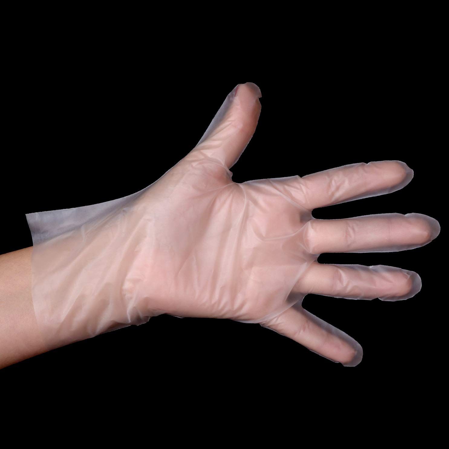 Daxwell Food Safe Stretch Poly Gloves (Medium, 100 Count) Non-Latex, Disposable, Food Handling Use, Powder Free, F10000224B : Health & Household