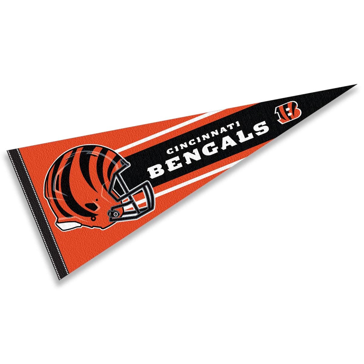 GRAND COLLIER CINCINNATI BENGALS CHAÎNE EN ACIER INOXYDABLE