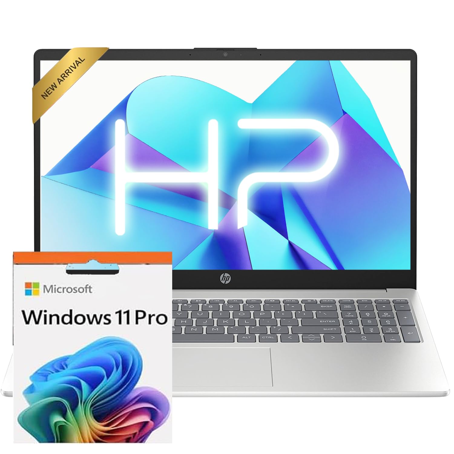New 15.6 inch Laptop Computer, 2025/2026 Edition, Intel High-Performance 4 cores N100 CPU, 32GB RAM, 1TB SSD, Ultra-Quiet Design, Long Battery Life, Windows 11 Pro with Microsoft Office