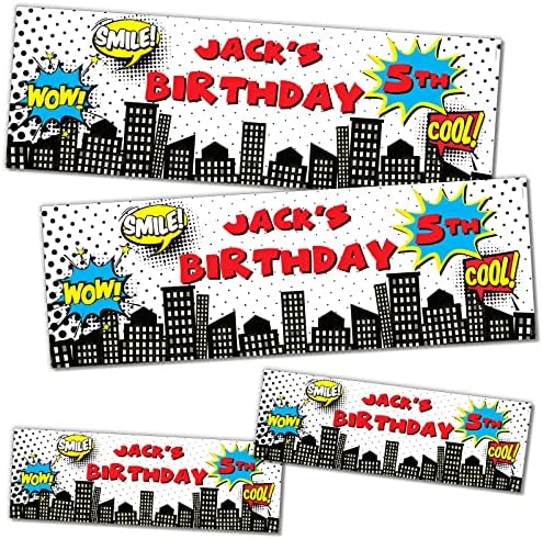 1 x 6FT Large Banner | Happy Birthday Personalised Birthday Banners | 21st 50th 60th 40th 16th 70th 30th 80 18th | Birthday Decorations Birthday Banners | Black Gold Print