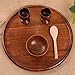 ASIBT 1pcs Hand-made Jujube Wooden Wine Goblet Water Cup 7oz