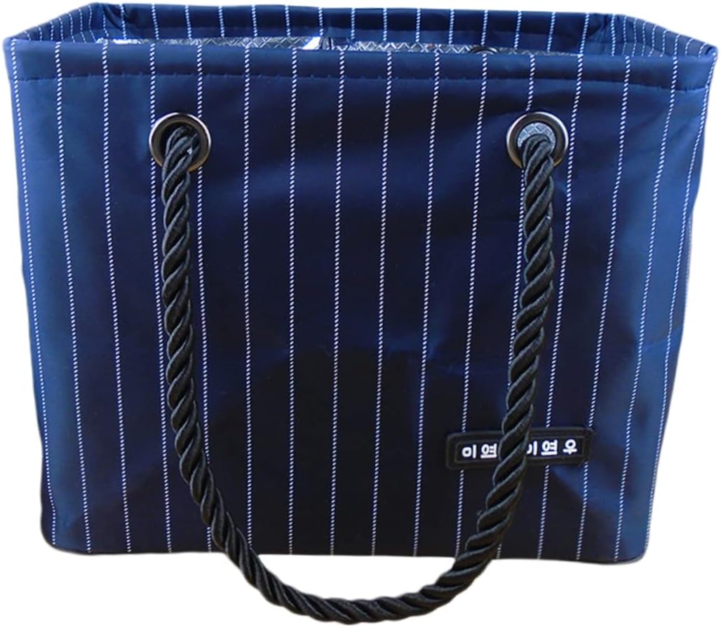 CALLARON Multi Compartment Toiletry for Shower Folding Waterproof Bath Organizer Mesh Travel Spa Bag