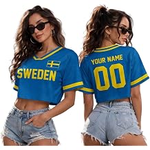 Personalized Soccer Crop Top 2026 - Custom Team Jersey Women Fan Apparel National Flag Pride, Football Gifts