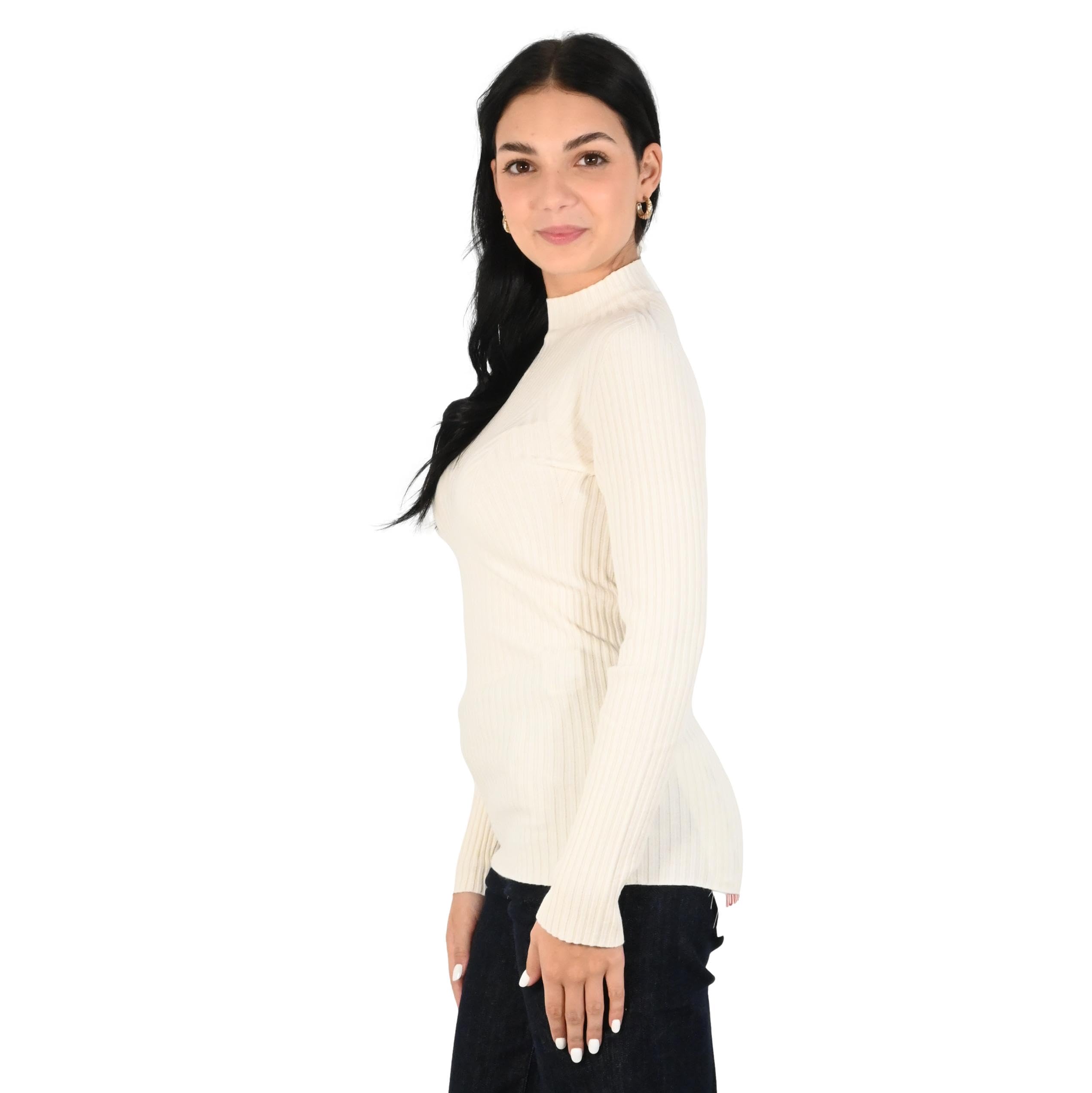Kontatto maglia donna panna 3M1714C