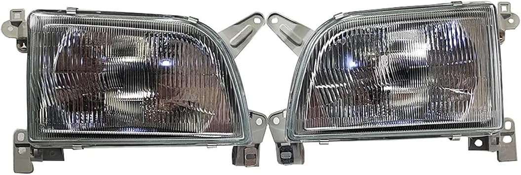 1 Pair Car Headlights Compatible with Toyota Hiace LH168 1998 1999 2000 2001 2002 2003 2004 Car Headlamp