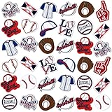 Knitgrip 60 Pcs Football Softball Soccer Volleyball Baseball Enamel Pins Bulk Sport Trading Lapel Pin Senior Night Party Favors for Hat Shirt Backpack Sport Player Award Gift, 12 Style(Baseball)