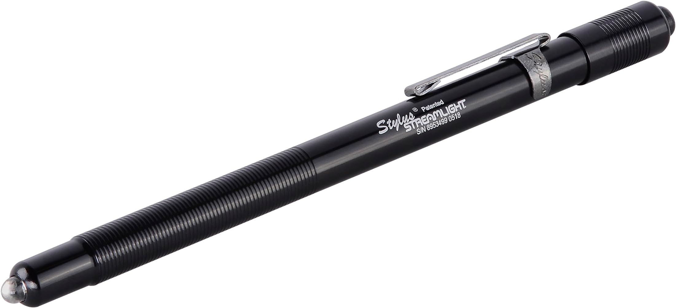 65018 Stylus 3-AAAA LED Pen Light, Black with White Beam, 6-1/4-Inch