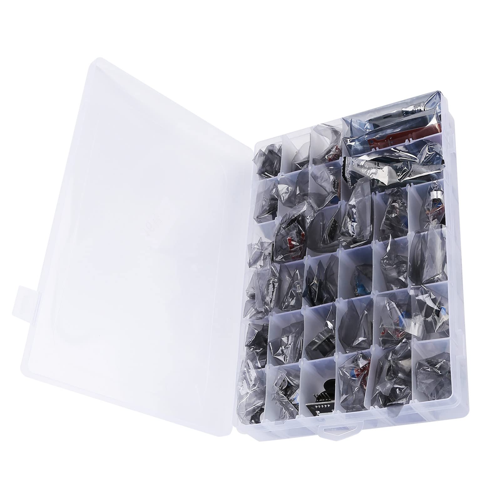 45 en 1 Módulo de sensores Kit de Inicio Funciones Completas de usuarios electrónicos de Bricolaje de Laboratorio Material de Resina