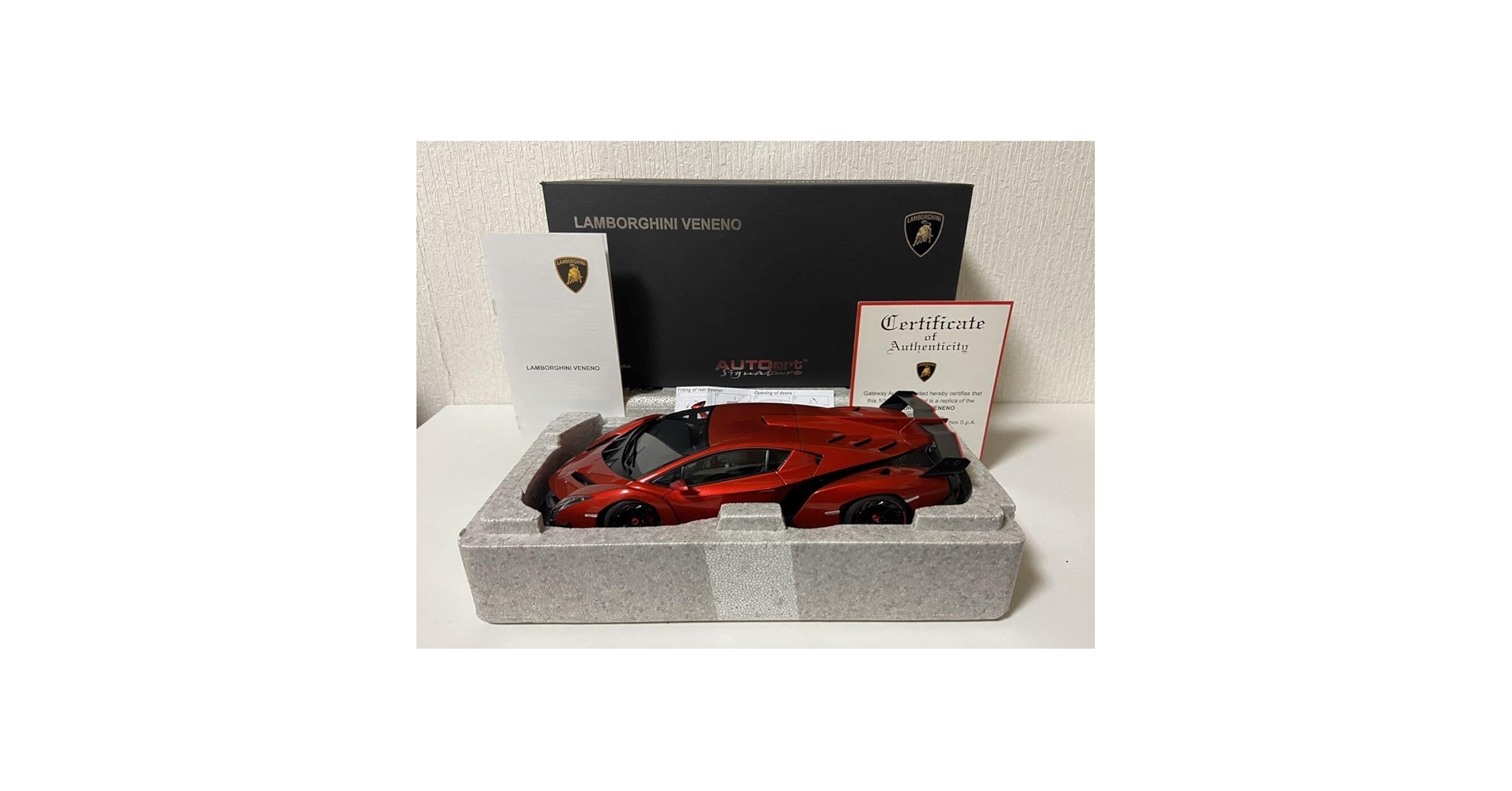 Amazon | オートアート 1/18 ランボルギーニ ヴェネーノ レッド