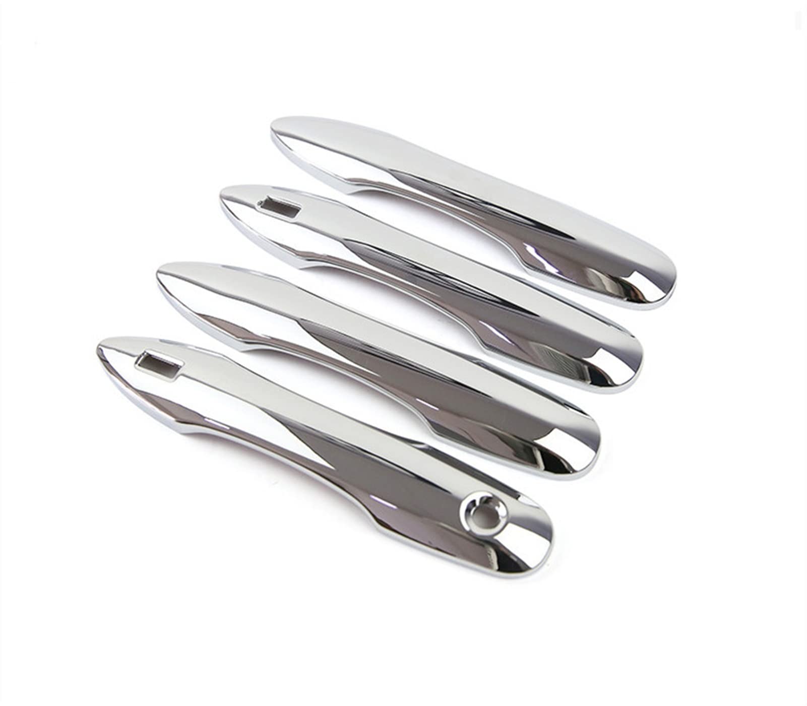 Rinkteea One Color Exterior Car Door Handle For Prius 50 Xw50 Zvw50 2016-2019 Chrome Car Side Door Handle Cover Trim Sticker