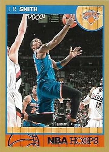 2013-14 NBA Hoops Gold Border Parallel #187 J.R. Smith New York Knicks Official Panini Basketball Trading Card (Stock Photo may be shown, card in