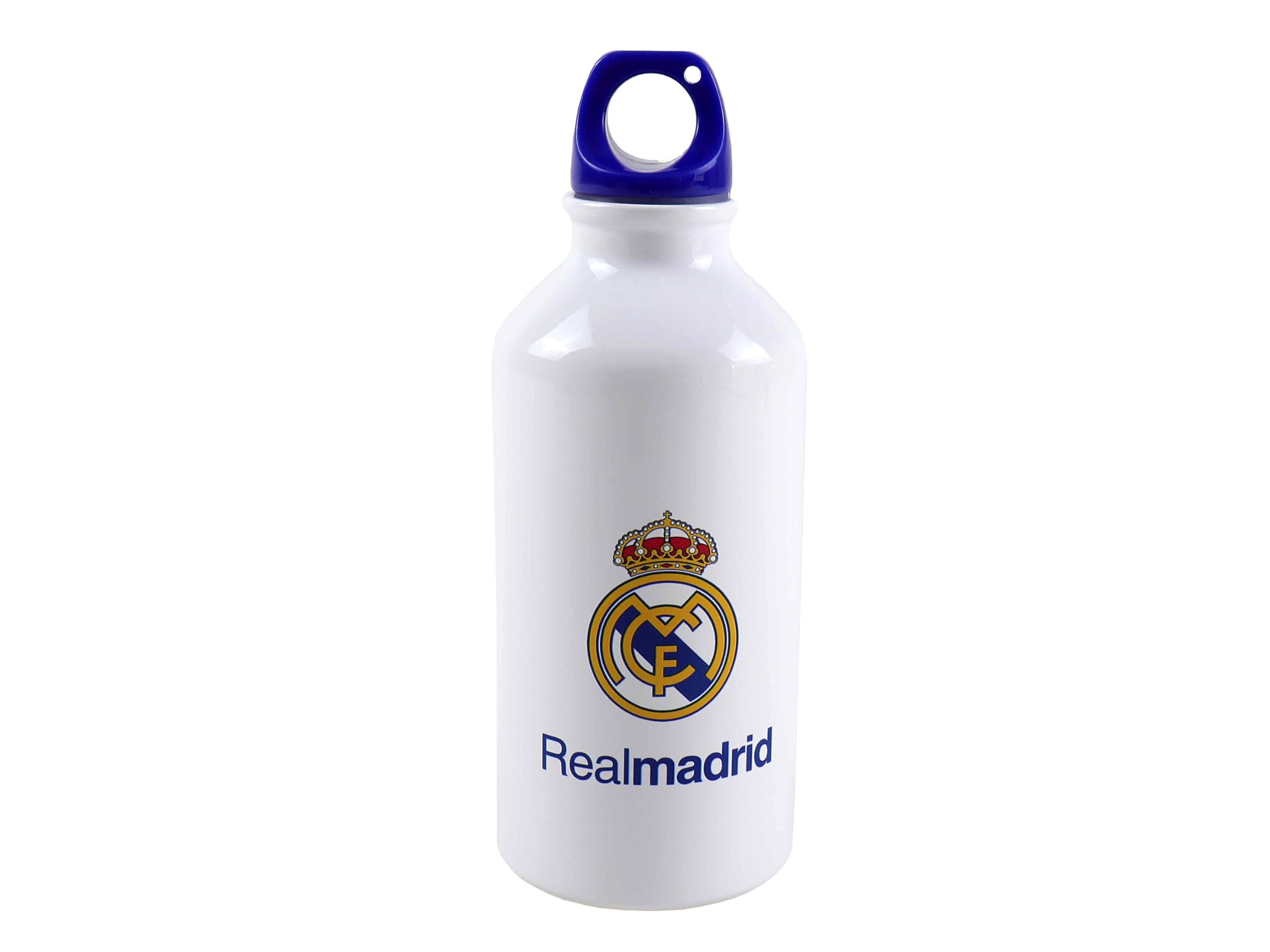 CYPBRANDS Real Madrid, Bottle, Water Bottle, Bottle, Canteen, White, Official Product