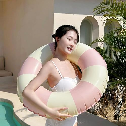 Miniatura 7 de Anillo de natación para niños, flotadores inflables de piscina, tubo de natación, balsa de juguete con frutas, decoraciones de sirena, verano, agua,