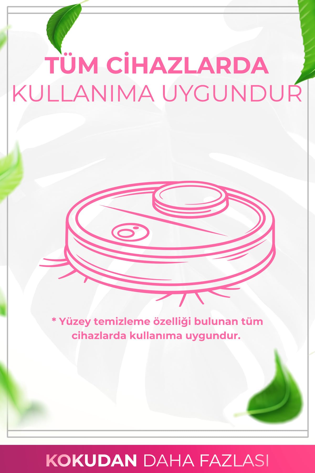 AURAN Bebek Pudrası Akıllı Robot Süpürge Suyu, Mop Suyu, Deterjanı Yüzey Temizleyici 250ml
