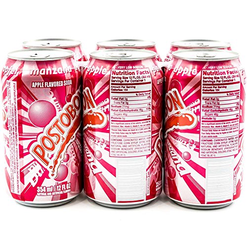 Postobon Manzana - Apple Flavored Soda 12 Oz (Pack Of 6) #TOP2