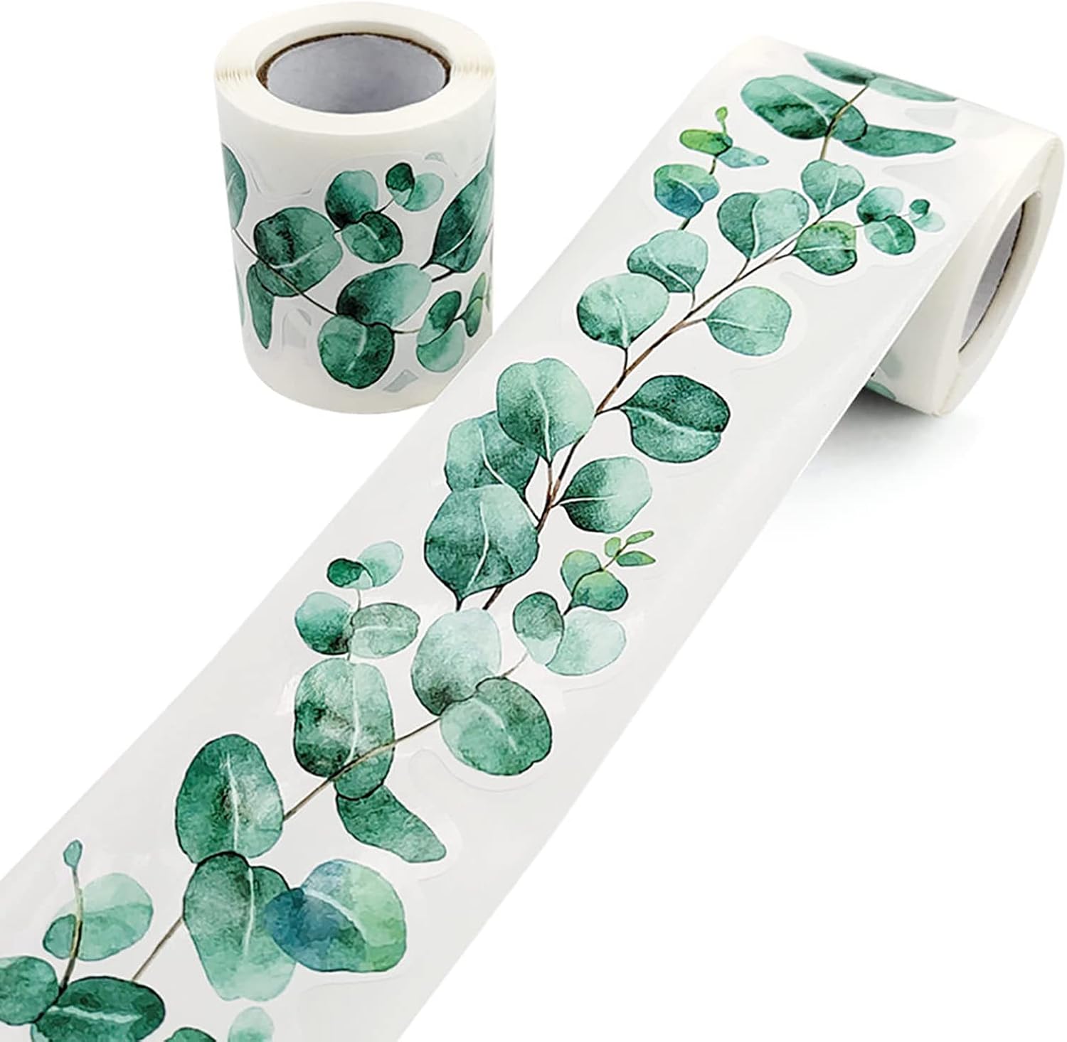 Green Plants Eucalyptus Vine Leaves Wall Decal Eucalyptus Stickers