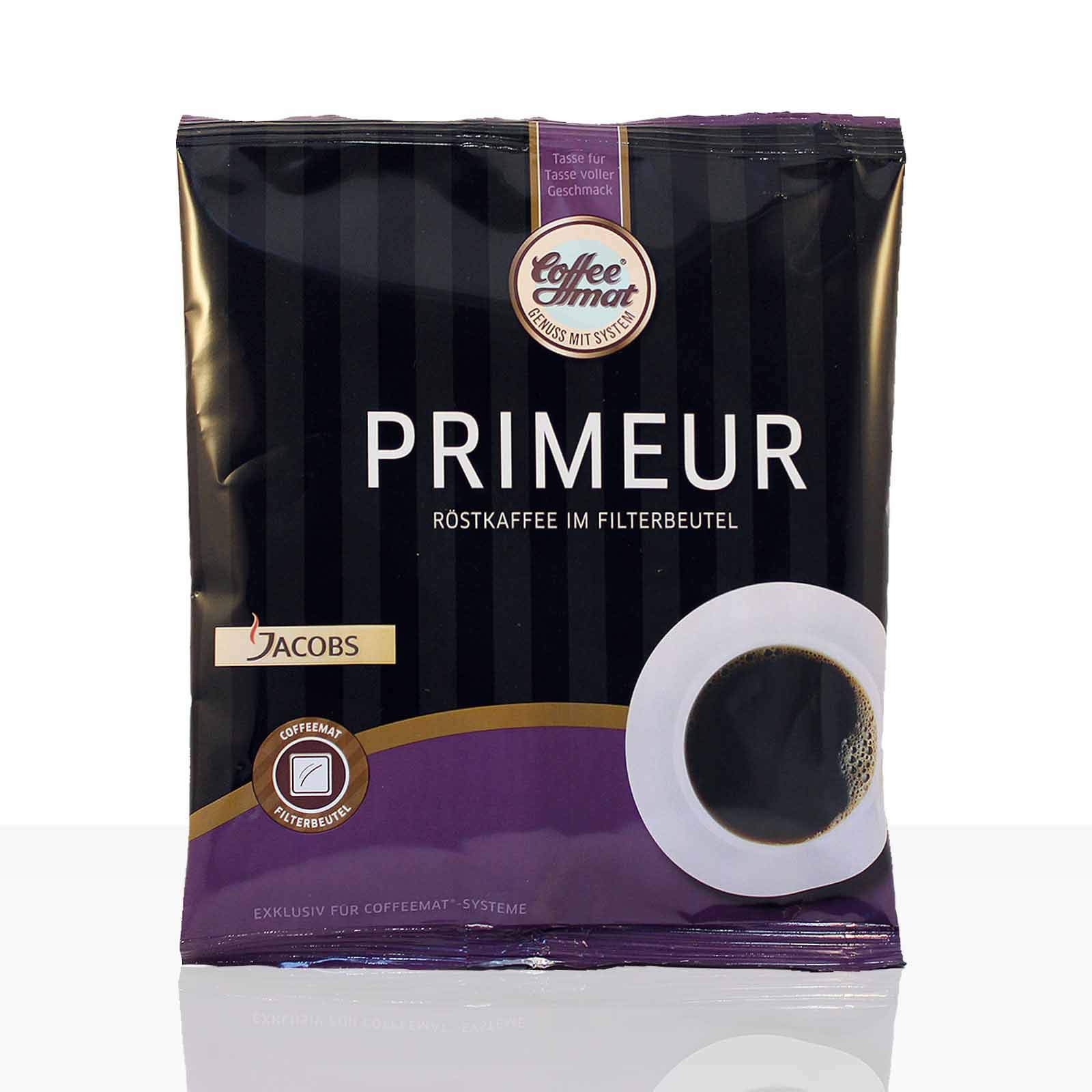 Jacobs Coffeemat Primeur Pouch - 36 x 60g Kaffee im Filterbeutel, Filterkaffee