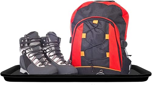 Miniatura 8 de JobSite Bandeja resistente para botas, multiusos para zapatos, mascotas, jardín, 15 x 28 pulgadas, 6 bandejas