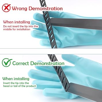 16 Pcs 8 Inch Knife Edge Guards Blade Protector Plastic Knife Edge Cover Sleeves Universal Blade Covers Knife Sheath for Home Chef Kitchen Supplies, Black(12 Straight Type, 4 Curved Type)