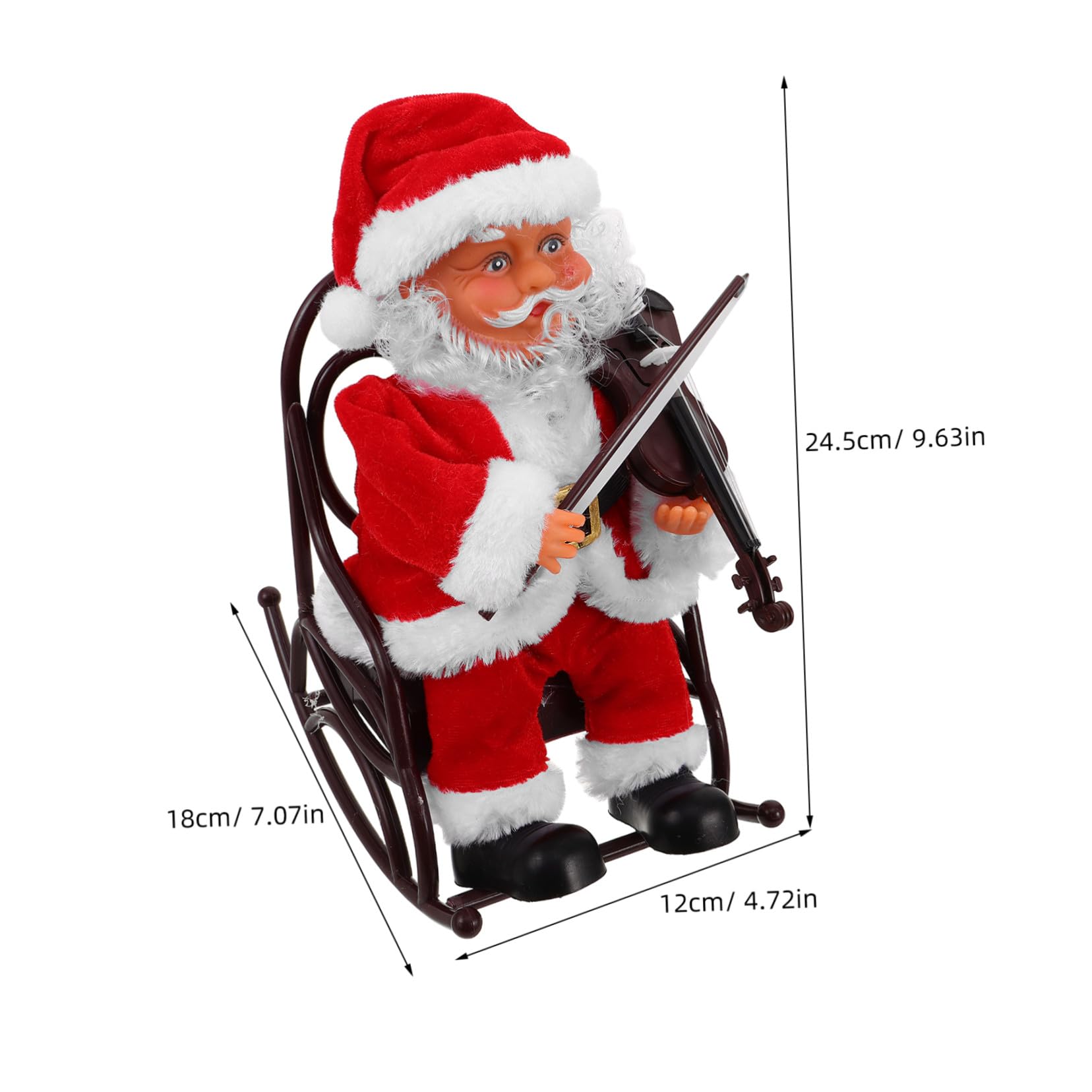 ORFOFE Recuerdos De Fiesta De Navidad Juguetes Eléctricos Creativos Precioso Juguete Navideño De Papá Noel