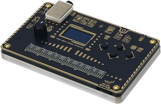 Digital Kazoo Synthesizer and Effects Unit with Alloy Body, 24-Bit Audio, 48kHz Sampling Rate, 60+ Built-in Patches, USB- Guitar and Voice, Black