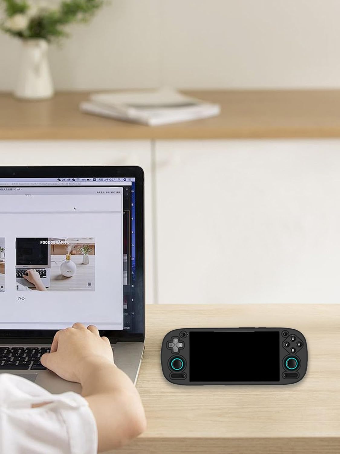 Case for Retroid Pocket 5 Retro Handheld Game Console, Sillence Material,Shock-Absorbing and Anti Drop Protection Soft Shell,with Lanyard,Black. - Image 8