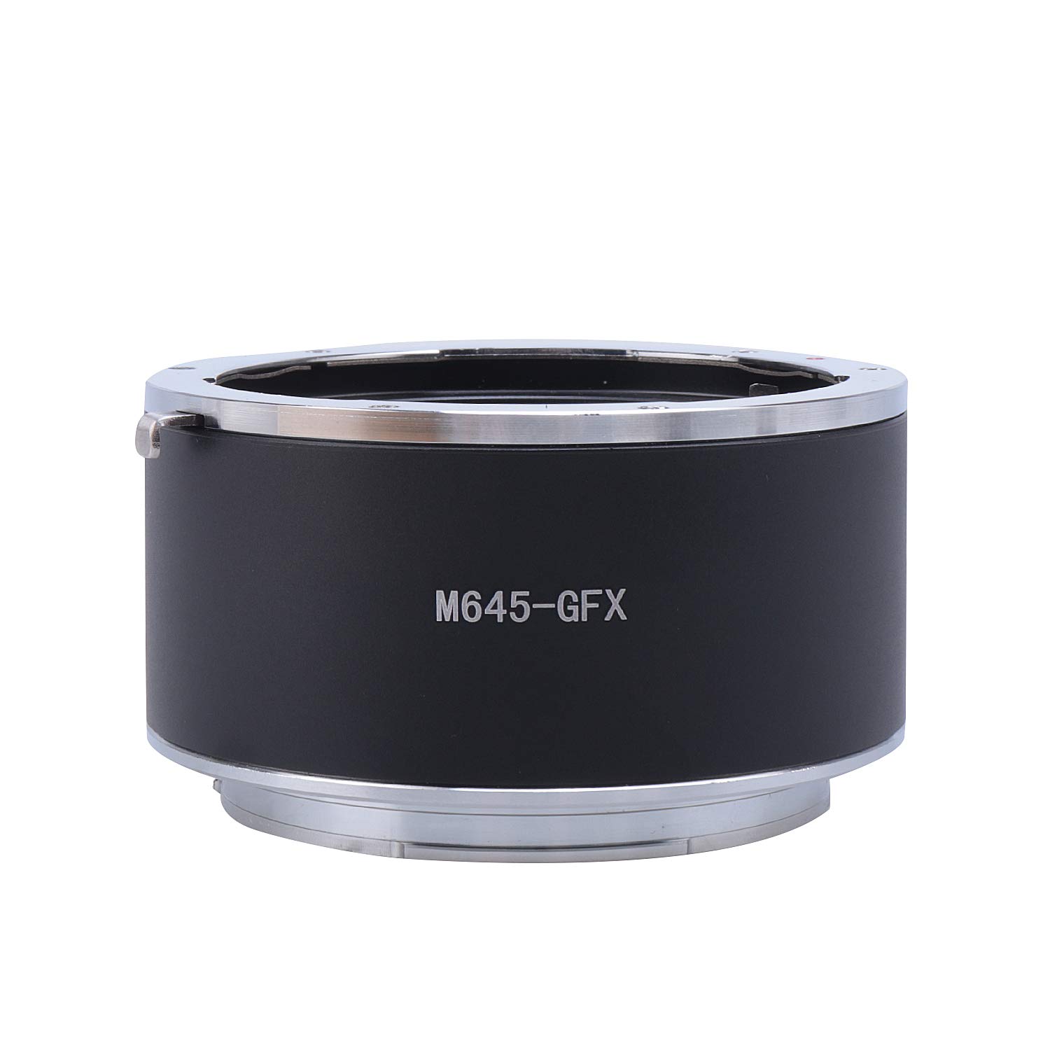 Hersmay Adaptateur de monture d'objectif M645 vers GFX compatible avec objectif Mamiya 645 (M645) vers Fuji G-Mount Fit pour Fujifilm GFX 50S, GFX 50R, GFX 100, et VG-GFX1 sans miroir