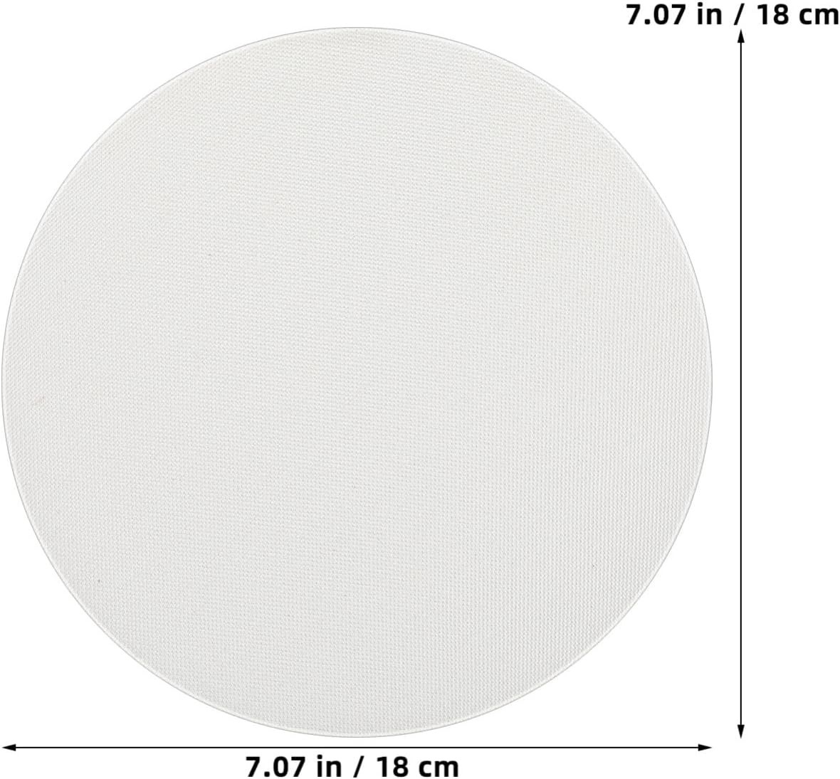HOMSFOU 2pcs Lampshade Diffuser: 7 Inch Anti-Glare Soft Light Diffuser For Ceiling Lamps - Cloth Lampshade with Stickers For Nursery Bedroom Living Room (White)