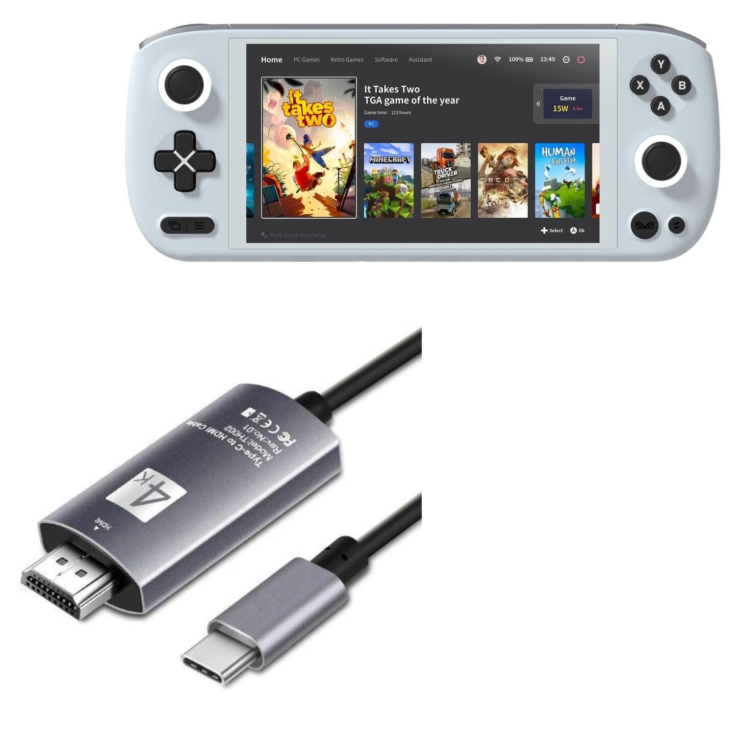 BoxWave Cable Compatible with Ayaneo Air Plus - SmartDisplay Cable ...