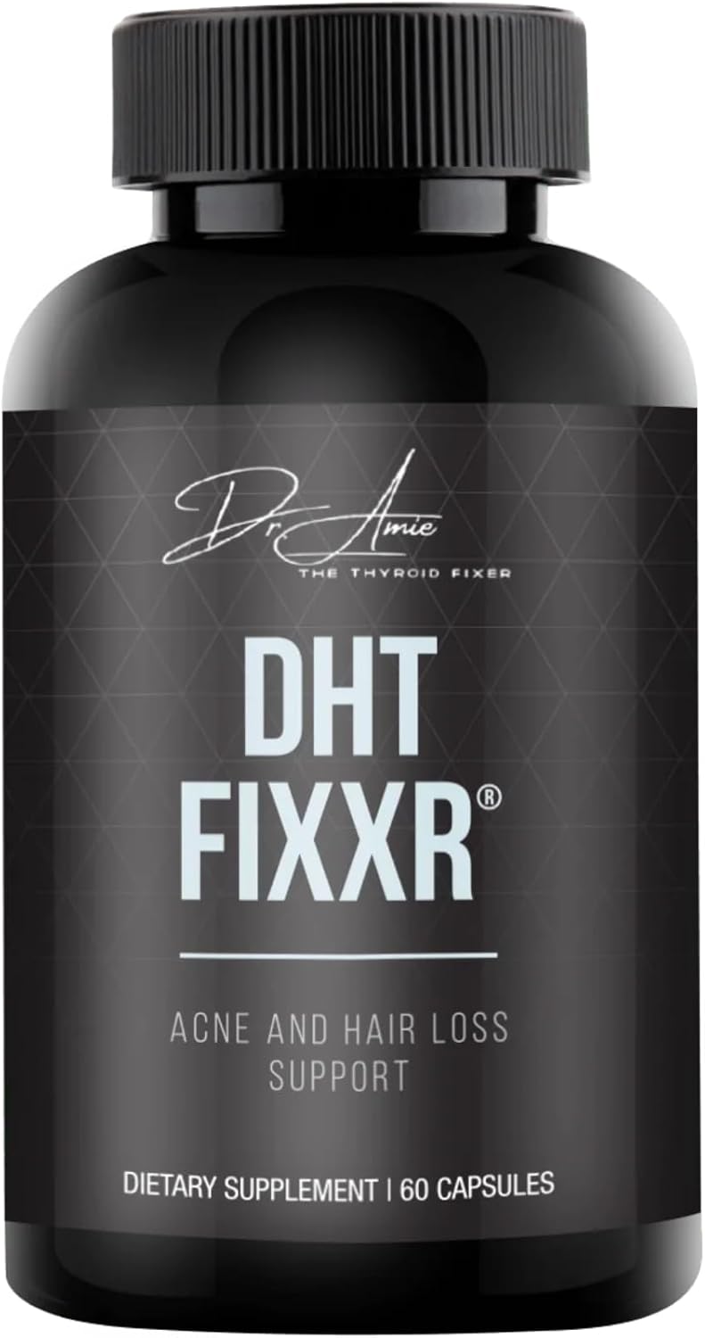 DHT Support by Dr. Amie | with Saw Palmetto and Nettles | Acne and Hair Loss Support | 60 Capsules