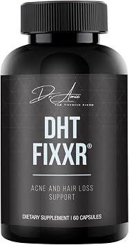 DHT Support by Dr. Amie | with Saw Palmetto and Nettles | Acne and Hair Loss Support | 60 Capsules