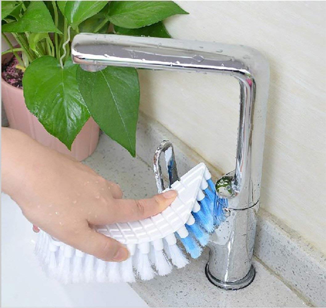 1 Piece Multipurpose Durable Flexible Cleaning Brush for Home, Kitchen, Bathroom, Wash Basin, Cloth, Floor Washing Brush Scrubber (Multicolor) 3