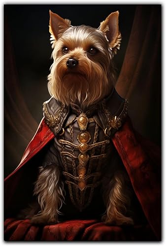 Miniatura 9 de Thuan Chow Chow Retrato de mascota con disfraz real de perro en un disfraz retrato de perro con vestimenta Retrato medieval de mascota retrato