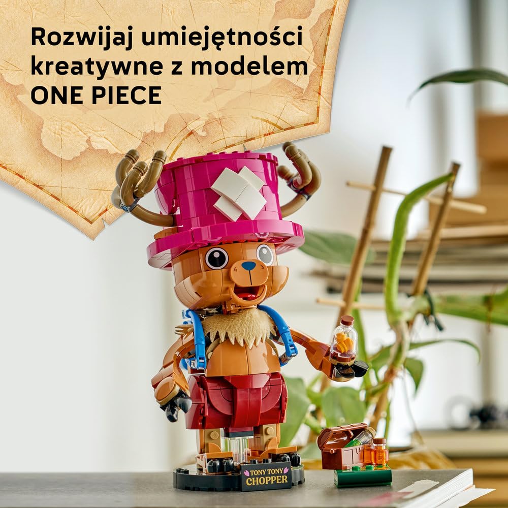 LEGO ONE PIECE Tony Tony Chopper 75643 | Postać ONE PIECE, model do zbudowania, prezent dla fana anime 9+, 577 elementów
